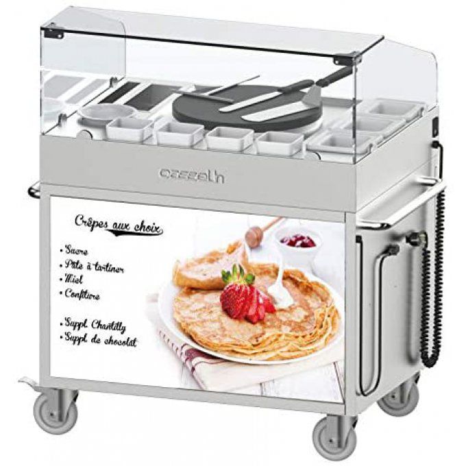 Chariot à crêpière 40 encastrée CASSELIN CCHCC40E